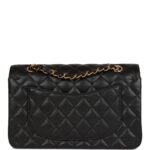 Chanel Small Classic Double Flap Black Caviar Gold Hardware