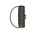 GUCCI DIONYSUS DENIM CHAIN BAG in Black Denim)
