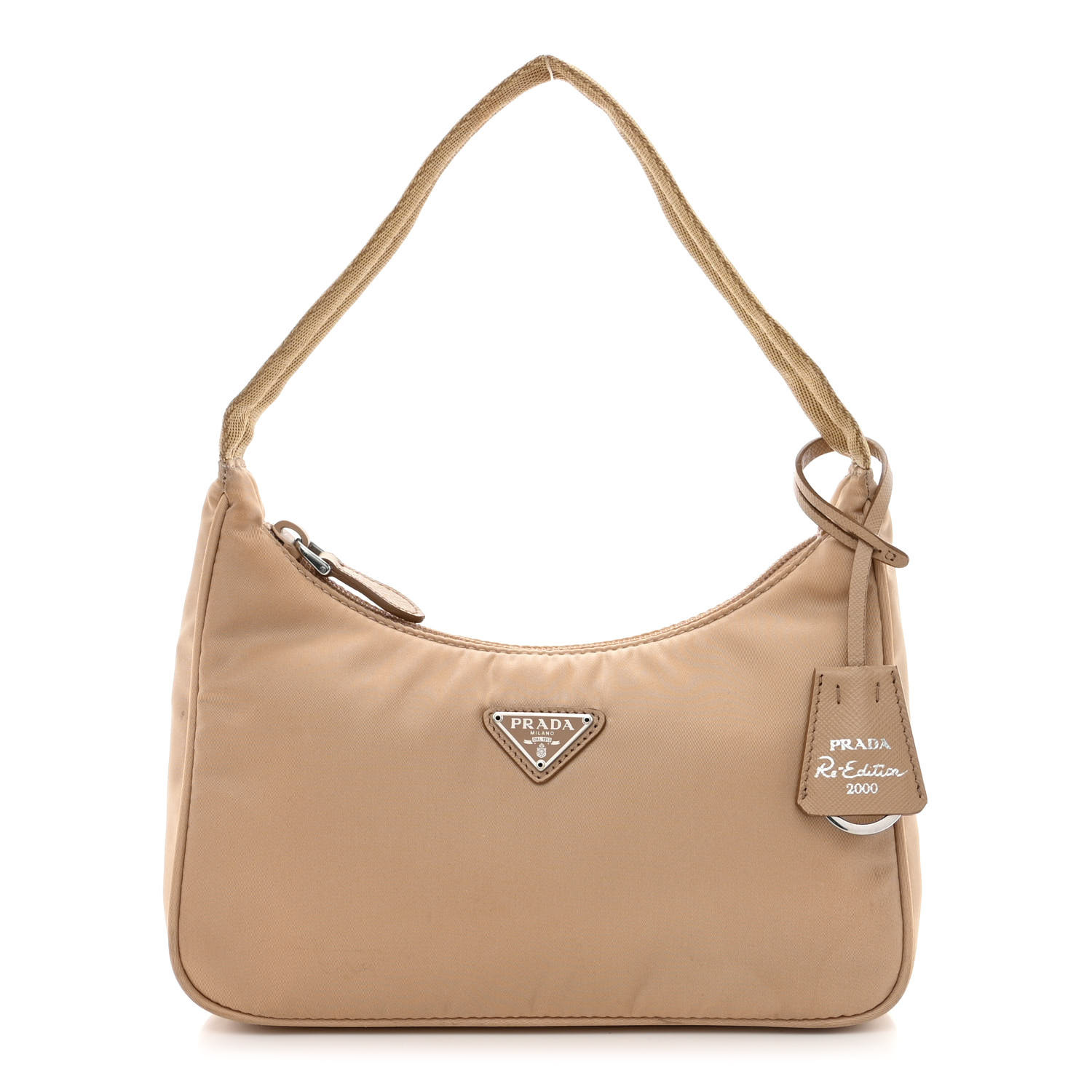 Tessuto Nylon Mini Re-Edition 2000 Bag Cammeo